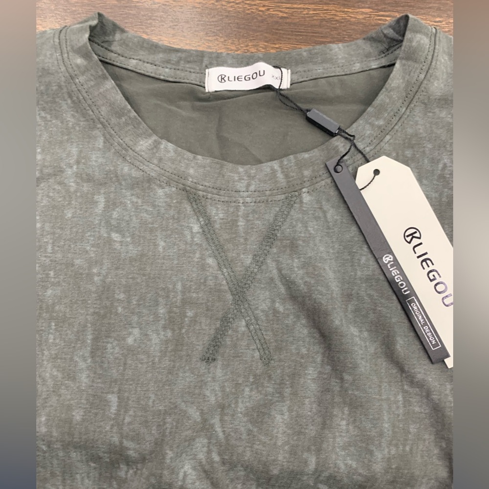 KLIEGOU Men's T-Shirts - Premium Cotton Crew Neck Tees Size 2X